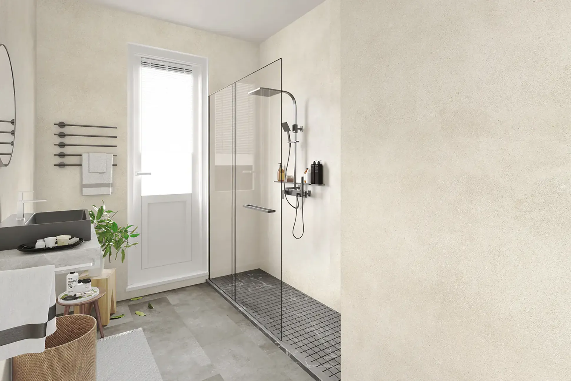 Classen Wandverkleidung Vario Stone white 255 x 120 cm x 3 mm