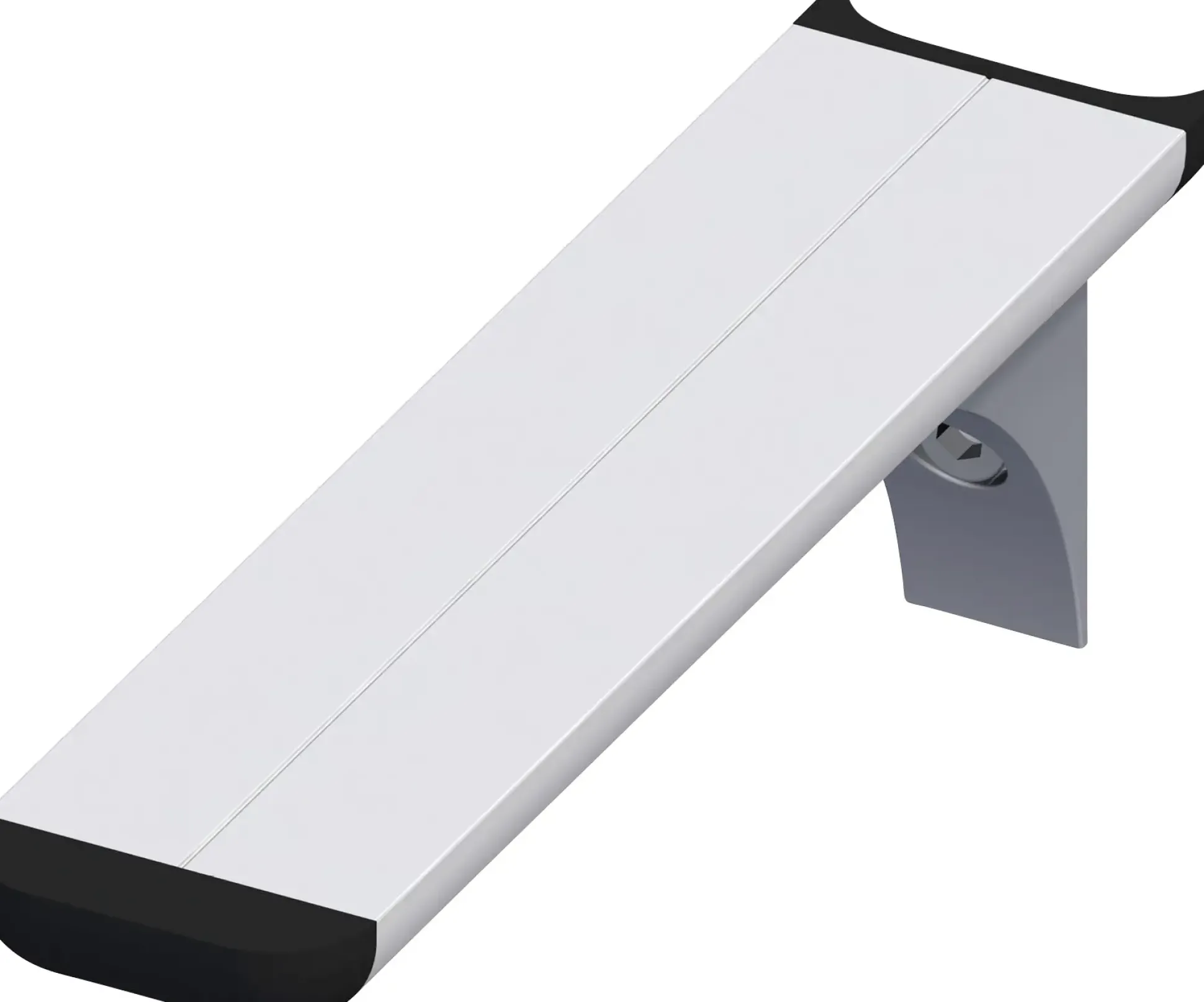 coaxis®-Regalträger 250 mm 250 x 51 mm Aluminium eloxiert silber