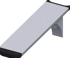 coaxis®-Regalträger 200 mm 200 x 51 mm Aluminium roh blank