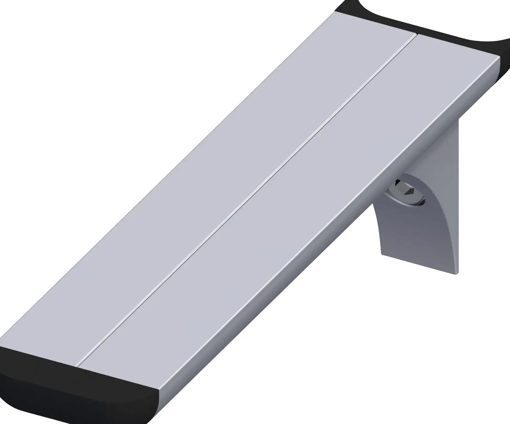 coaxis®-Regalträger 150 mm 150 x 51 mm Aluminium roh blank