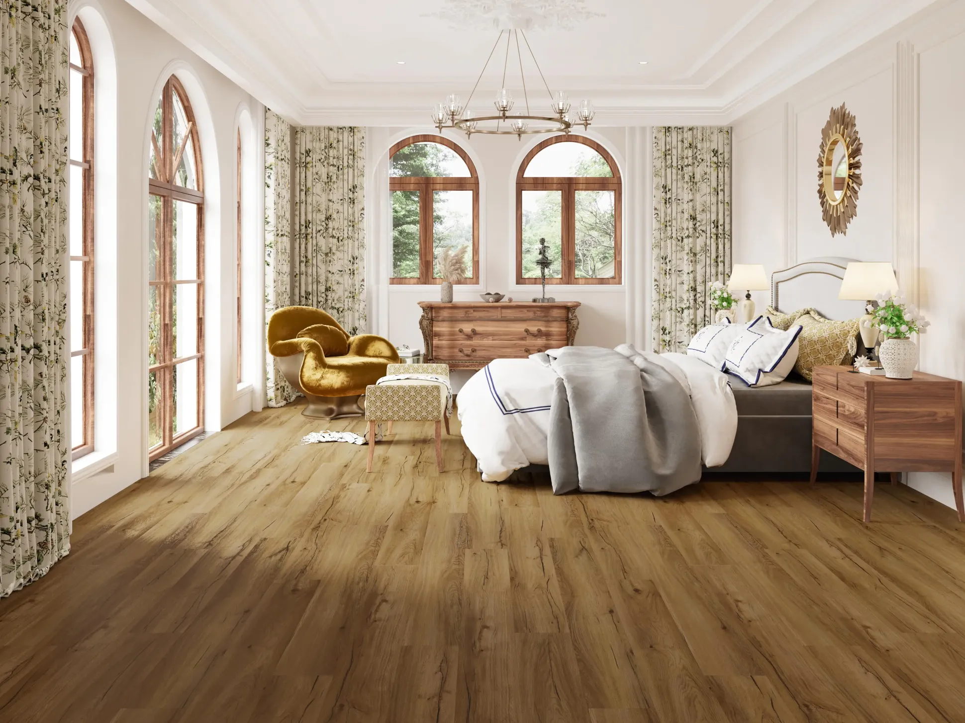 Decoflooring Vinylboden Eiche Bordeaux