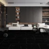 Decoflooring Vinylboden Silent XXL Fliese Dark Marble mit Trittschalldämmung