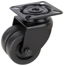 Design-Doppelrolle 50 x 17,5 mm Tragkr. 80 kg