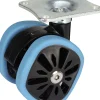 Design-Doppelrolle 58 x 10,5 mm Tragkr. 70 kg blau