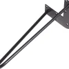 Dieda Bankgestell Hairpin schwarz Maße (L x B x H): 420 x 180 x 59 mm