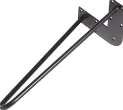 Dieda Bankgestell Hairpin schwarz Maße (L x B x H): 420 x 180 x 59 mm