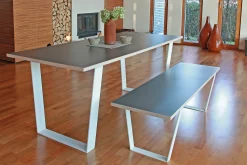 Dieda Bankgestell V-Form weiß Maße (L x B x H): 420 x 400 x 70 mm