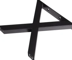 Dieda Bankgestell X-Form schwarz Maße (L x B x H): 420 x 400 x 70 mm