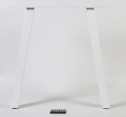 Dieda Tischbein A-Form weiß Maße (L x B x H): 710 x 700 x 100 mm