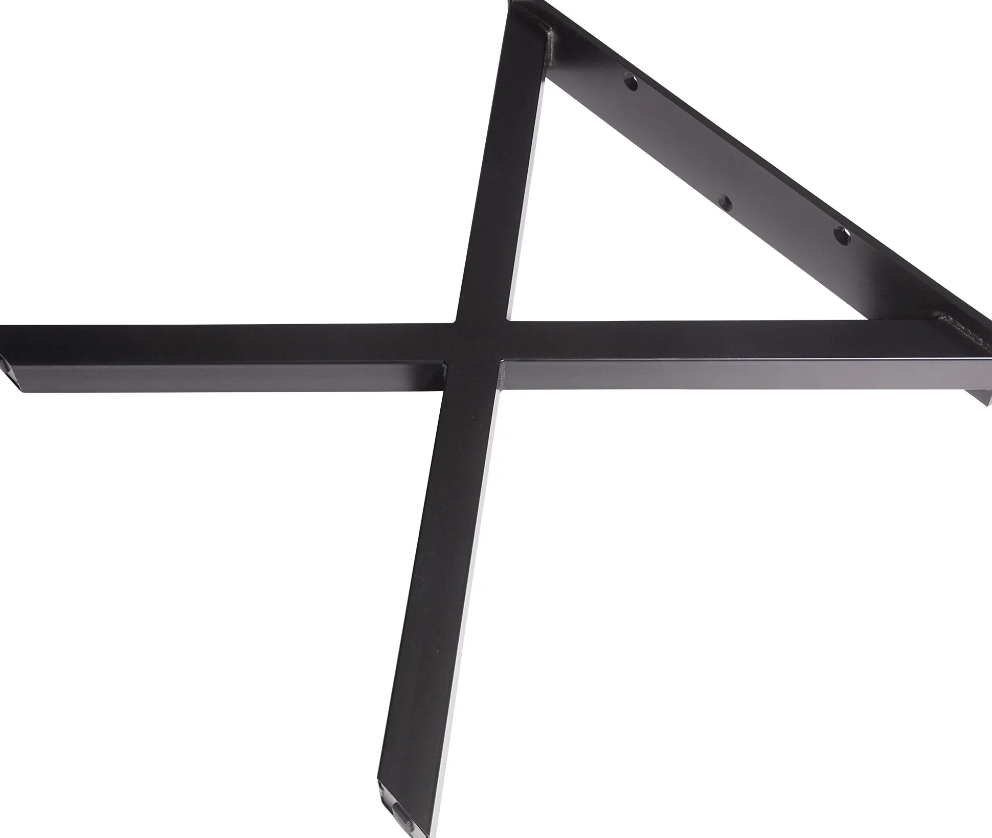 Dieda Tischbein X-Form schwarz Maße: 71,0 x 70,0 x 10,0 cm