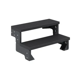 Dolle Außentreppe Trimax Gardentop 2 Stufen 80 cm ohne Geländer anthrazit