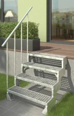 DOLLE Außentreppen Geländer für Gardentop Set 3 Steiggeländerset