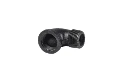 Dolle Eckverbinder für Pipe-Regalsystem 90° 20 mm (3/4") schwarz matt