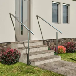 DOLLE Eingangsgeländer PS 511 Edelstahl 150 cm 1 Pfosten