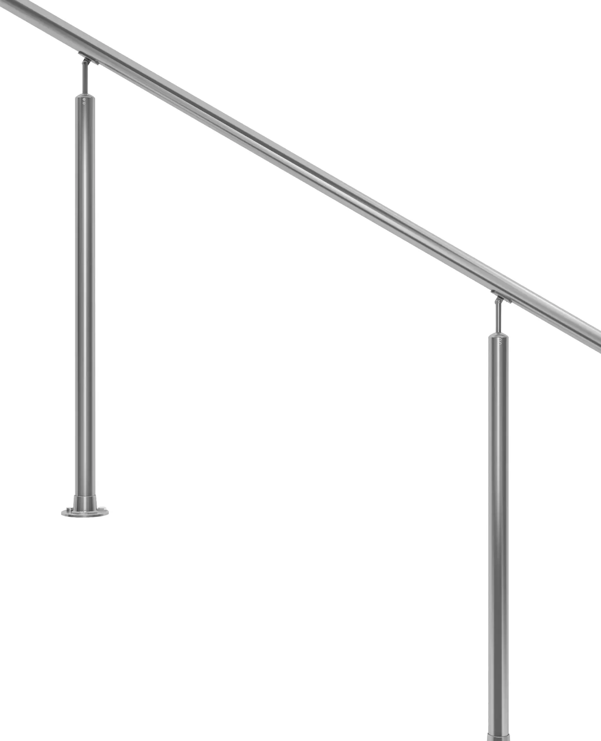DOLLE Eingangsgeländer PS 513 Edelstahl 150 cm 2 Pfosten