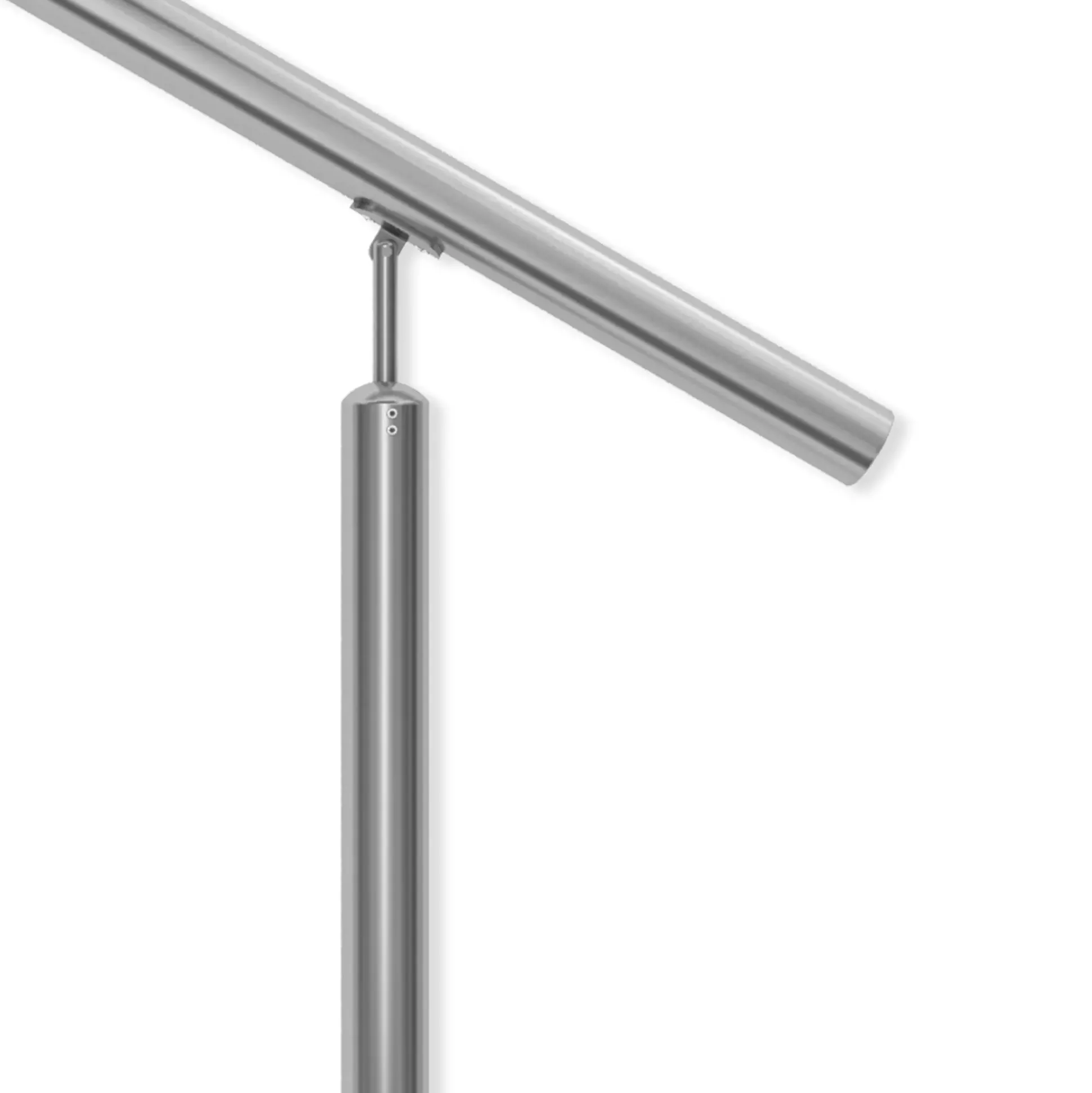 DOLLE Eingangsgeländer PS 512 Edelstahl 150 cm 2 Pfosten
