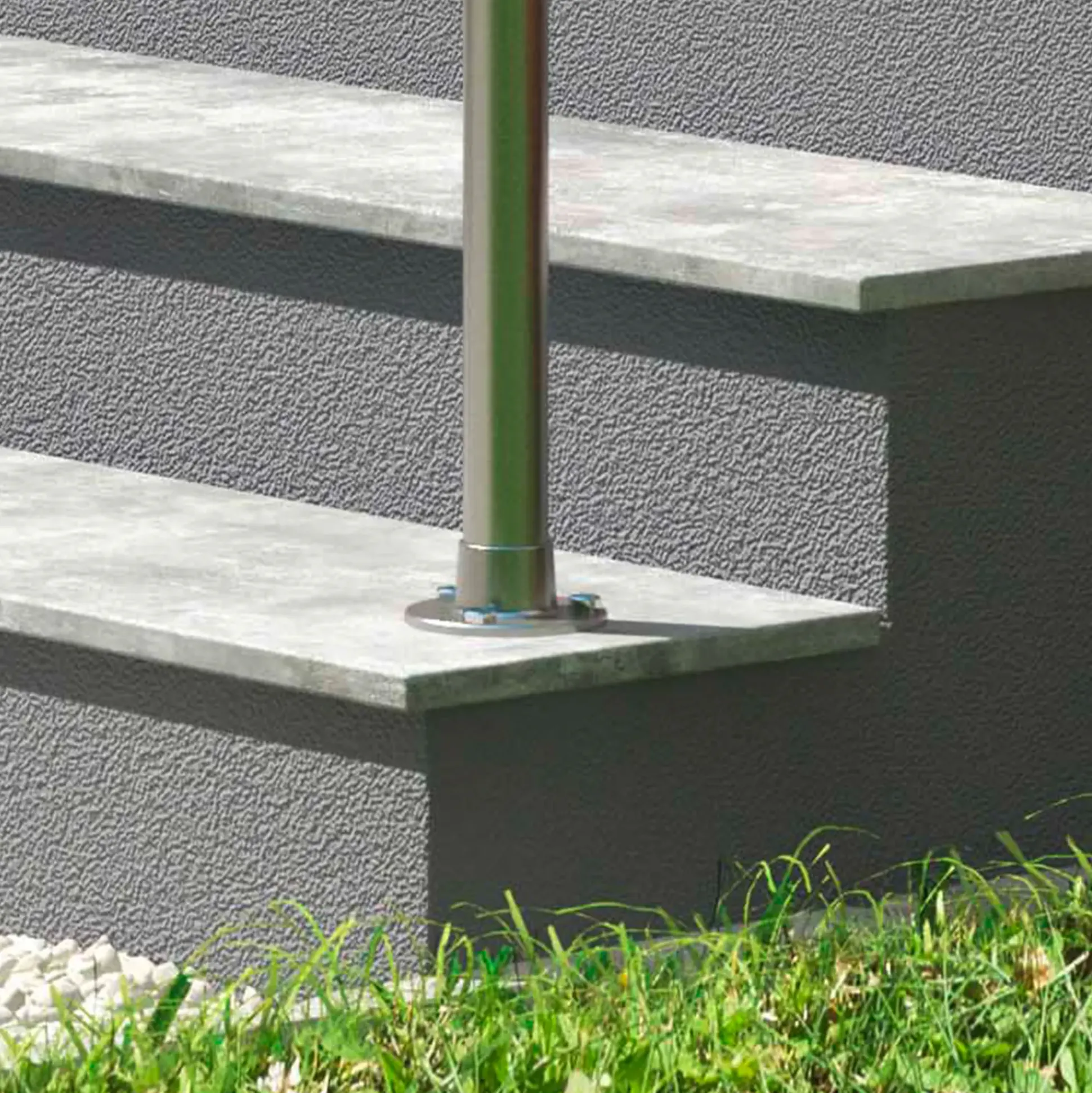 DOLLE Eingangsgeländer PS 510 Edelstahl 150 cm 1 Pfosten