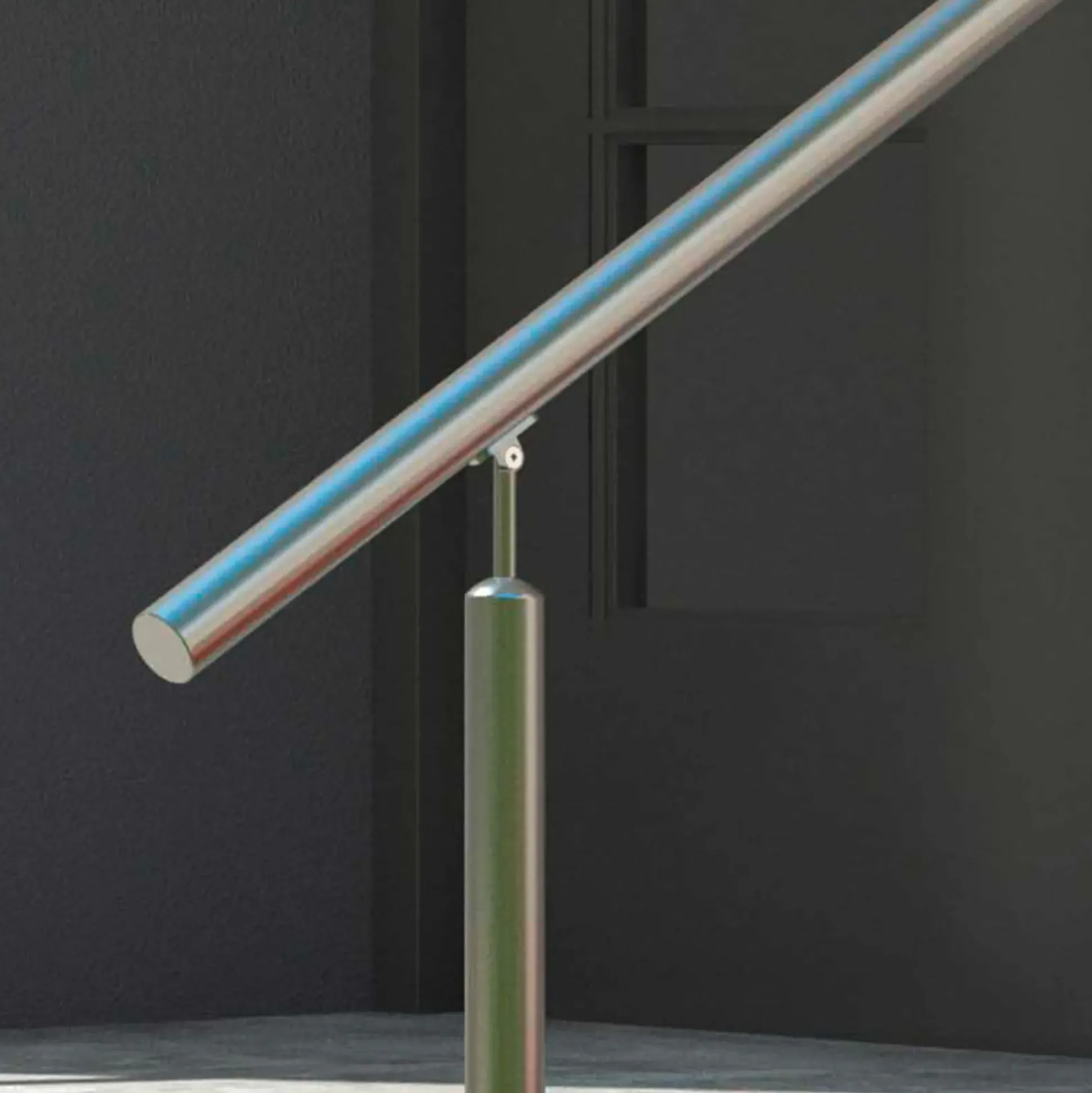 DOLLE Eingangsgeländer PS 510 Edelstahl 150 cm 1 Pfosten