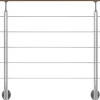 DOLLE Geländerset PS 030 Aluminium mit Buchehandlauf 150 cm