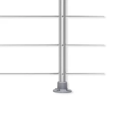 DOLLE Geländerset PS 030 Aluminium mit Buchehandlauf 150 cm