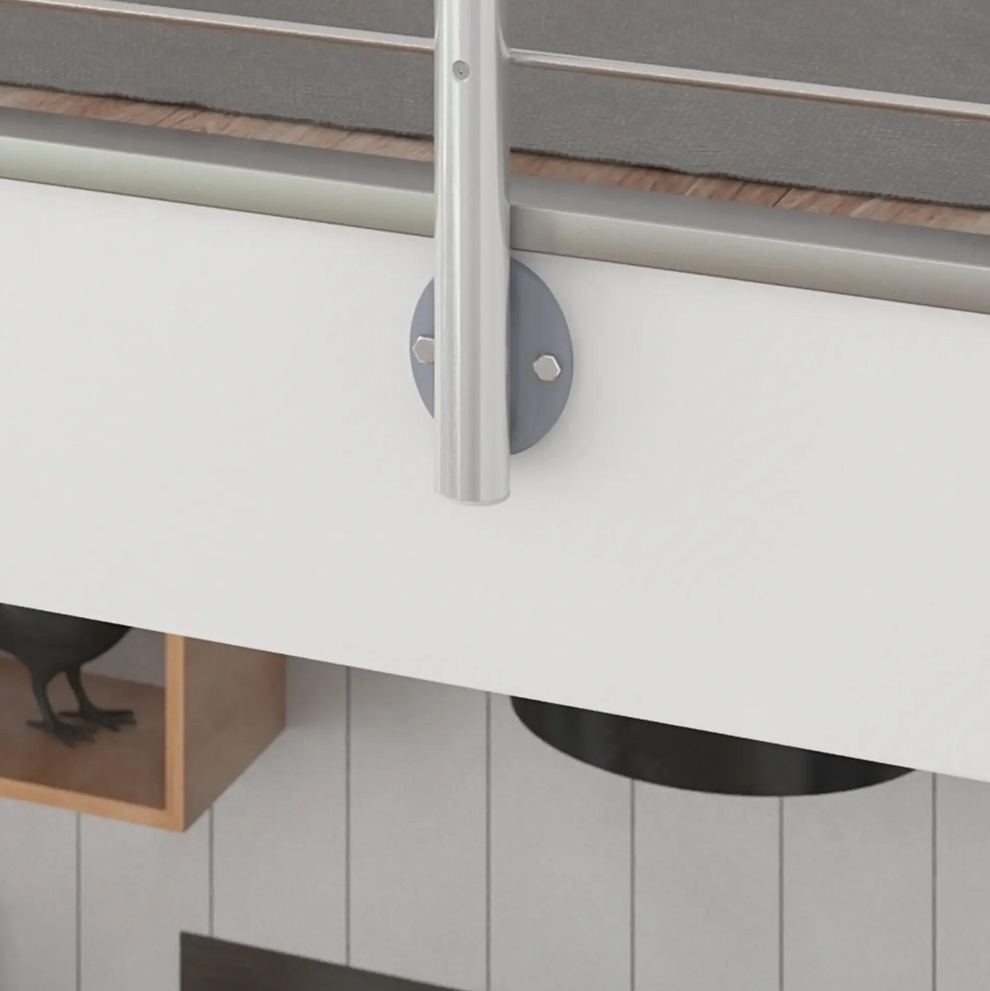 DOLLE Geländerset PS 031 Aluminium mit Buchehandlauf 150 cm