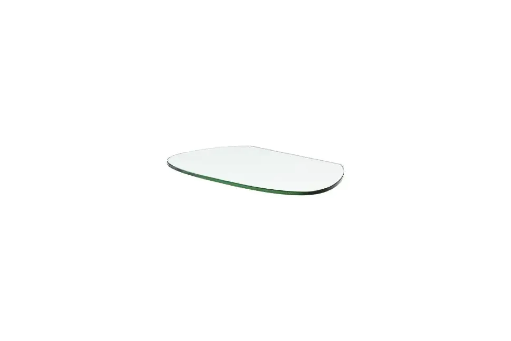 Dolle Glasboden Peach 40 x 23 cm, 8 mm, klar