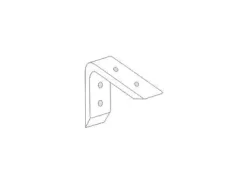 Dolle Konsole Thor 140 x 100 x 30 mm, Schichtholz weiß