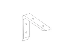 Dolle Konsole Thor 190 x 140 x 30 mm, Schichtholz weiß