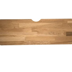 Dolle Mittelholmtreppe Hamburg Eiche 75 cm 11 Stufen gerade mit Geländer weiß