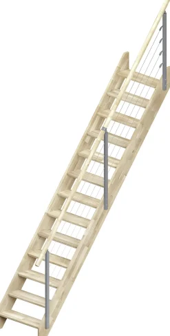 Dolle Raumspartreppe Brest Eiche gerade