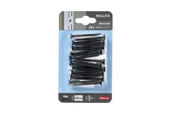 Dolle Regalbefestigungs-Set Wallfix 14,5 cm schwarz 20 Stück