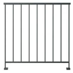 DOLLE SKYE Geländerset für Bodenmontage 100 cm anthrazit