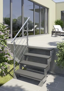 DOLLE Trimax-Stufe für Außentreppe Gardentop anthrazit