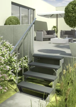 DOLLE Trimax-Stufe für Außentreppe Gardentop anthrazit