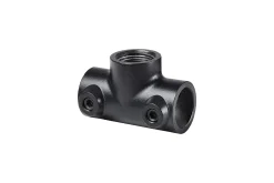 Dolle T-Verbinder für Pipe-Regalsystem 20 mm (3/4") verschiebbar schwarz matt