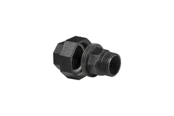 Dolle Verbindungsstück für Pipe-Regalsystem 20 mm (3/4") schwarz matt