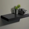 Dolle Wandregal 57 x 25 cm 50 mm schwarz