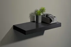 Dolle Wandregal 57 x 25 cm 50 mm schwarz