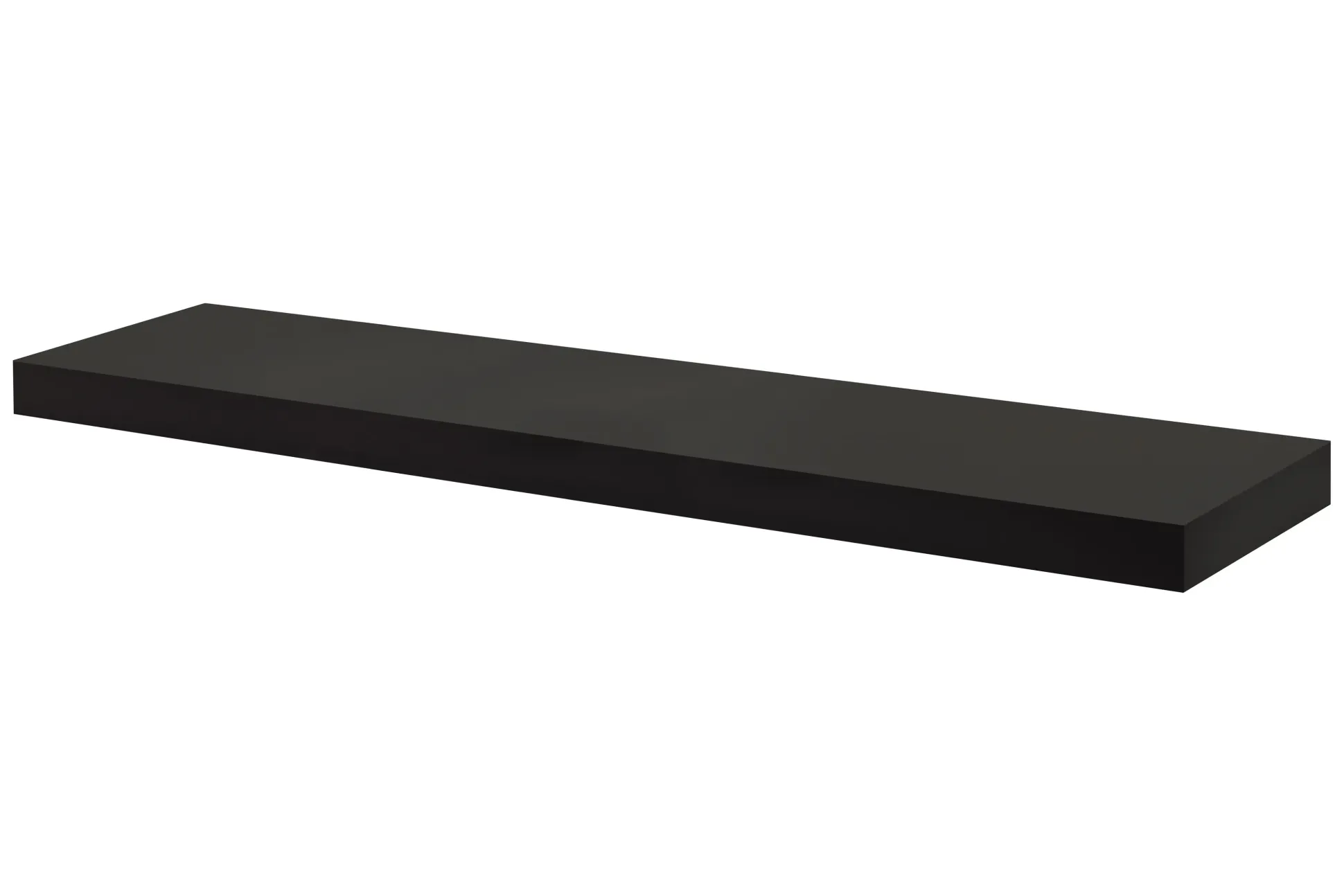 Dolle Wandregal 115 x 25 cm 50 mm schwarz