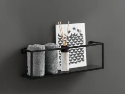 Dolle Wandregal Aquarium 40 x 8 cm schwarz
