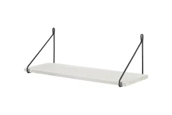 Dolle Wandregal Filo 60 x 20 cm weiß/schwarz