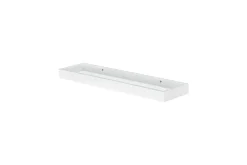 Dolle Wandregal Loggia 80 x 15 cm, 40 mm, weiß