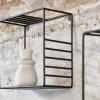 Dolle Wandregal Lynn 42 x 26 cm schwarz 3er-Set