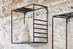Dolle Wandregal Lynn 42 x 26 cm schwarz 3er-Set