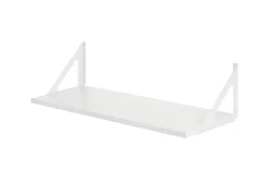 Dolle Wandregal Triangolo 60 x 25 cm weiß/weiß