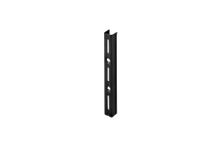 Dolle Wandschiene 1-Reihig 14,5 cm schwarz Metall