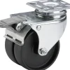 Doppel-Lenkrolle für Apparate 50 x 19 mm Tragkr. 80 kg