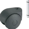 Doppelrolle Ø 40 mm für normale Böden mit Gewindestift Tragkr. 20 kg