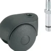 Doppelrolle Ø 40 mm für normale Böden mit Stift Tragkr. 20 kg