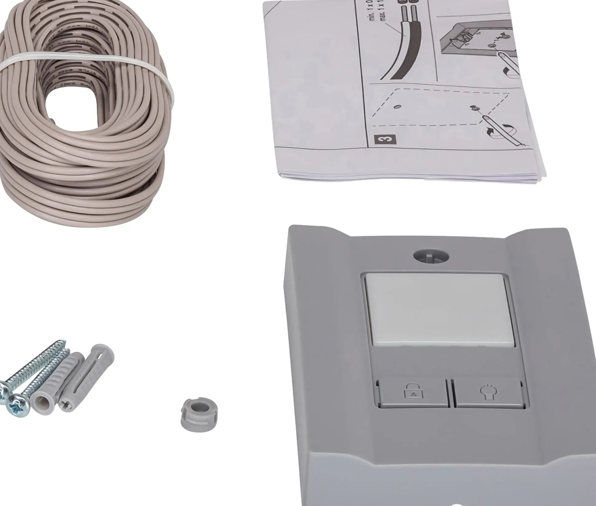 EcoStar Garagentorantrieb Liftronic 800-2 mit 2 Handsender, Innentaster, Funk-Codetaster
